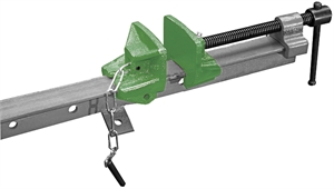 Door clamp line T beam