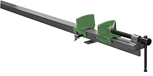 Door clamp line T beam