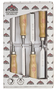 Set of carpenter\'s chisels