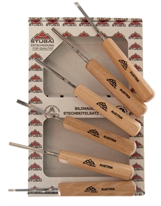Set of micro carving tools - 6 parts