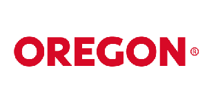 Logo for the OREGON brand, specialists in equipment for cutting wood and maintaining green spaces.