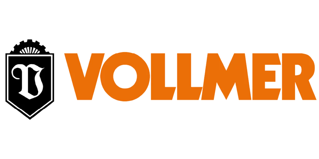 Logo for the Vollmer brand, specialising in sharpening and grinding solutions for the wood and metal industries.