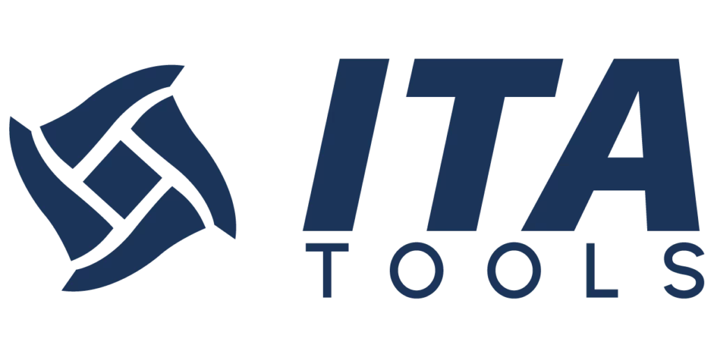 Logo for ITA TOOLS, manufacturer of high-precision cutting tools for machining wood and composite materials.