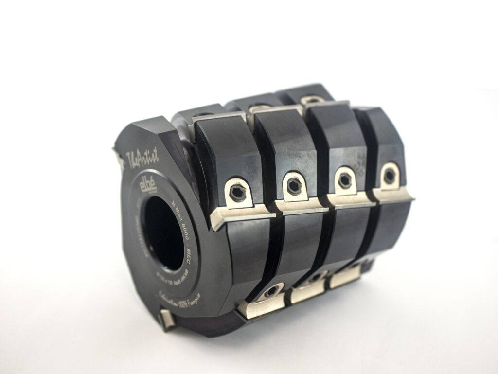 Elbe "The Artist" professional cutting head with interchangeable carbide inserts.